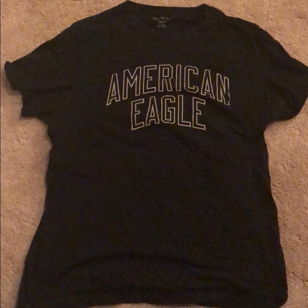 Black American Eagle Shirt